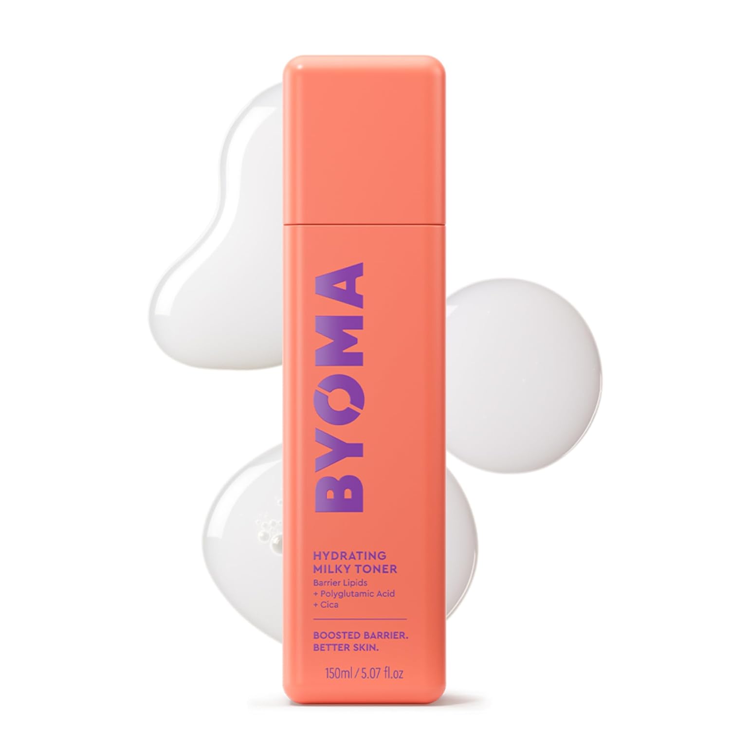 BYOMA Hydrating Milky Toner – Dewy, Ultra Hydrating Toner for Face – Soothes Skin, Locks in Moisture, Reduces Redness – Barrier Repair – 5.07 fl oz