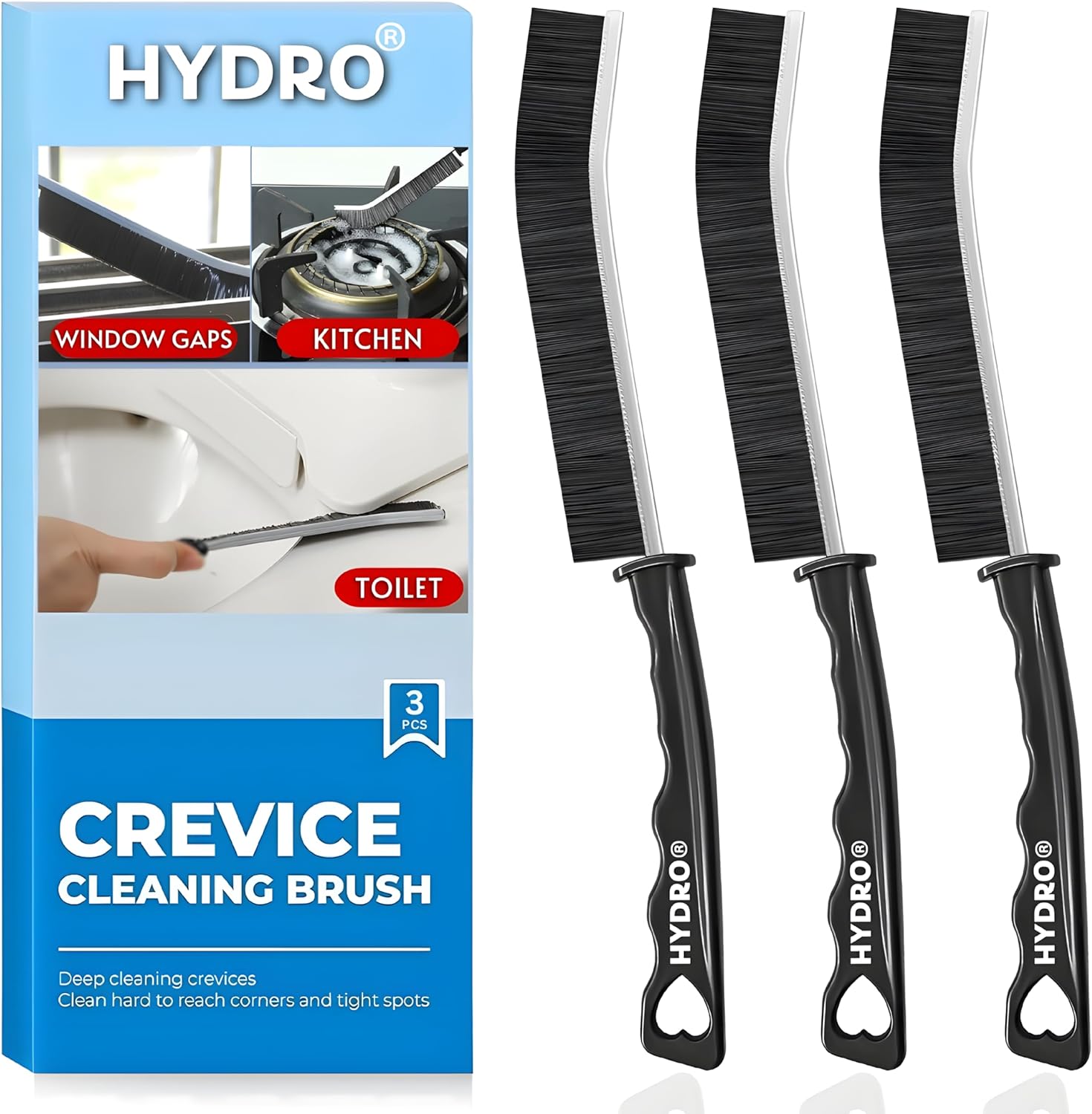 Crevice Cleaning Brush, Window Cleaning Equipment, Multifunctional Cleaning Tool For Bathroom, Shower & Grout, Magic Brush For Tiles, Window Tracks Gaps, UK Cleaning Brush, Scrubbing Brush.