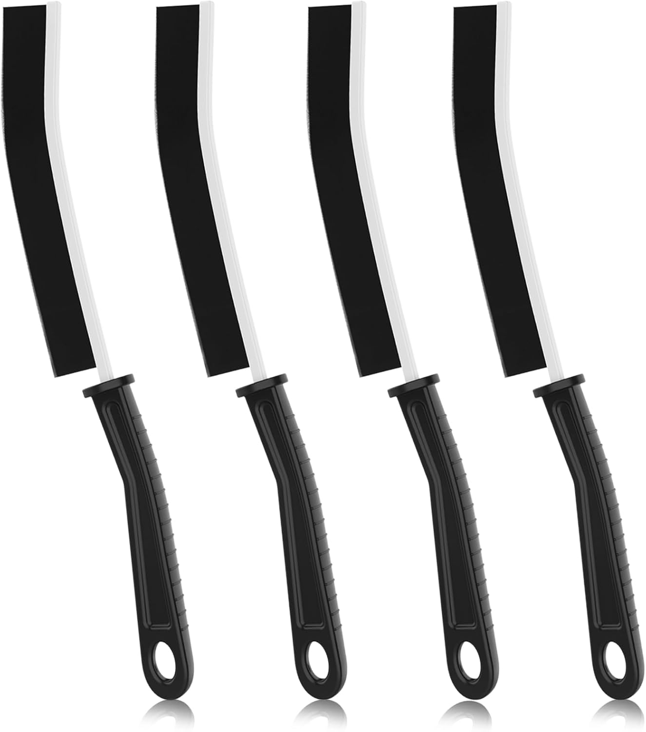 Crevice Cleaning Brush,4 Pcs Bathroom Crevice Gaps Cleaning Brush Groove Crevice Cleaning Tool for Narrow Corners in Home Kitchen Bathroom and Window Hard Bristle Crevice Cleaning Brush UK (4)