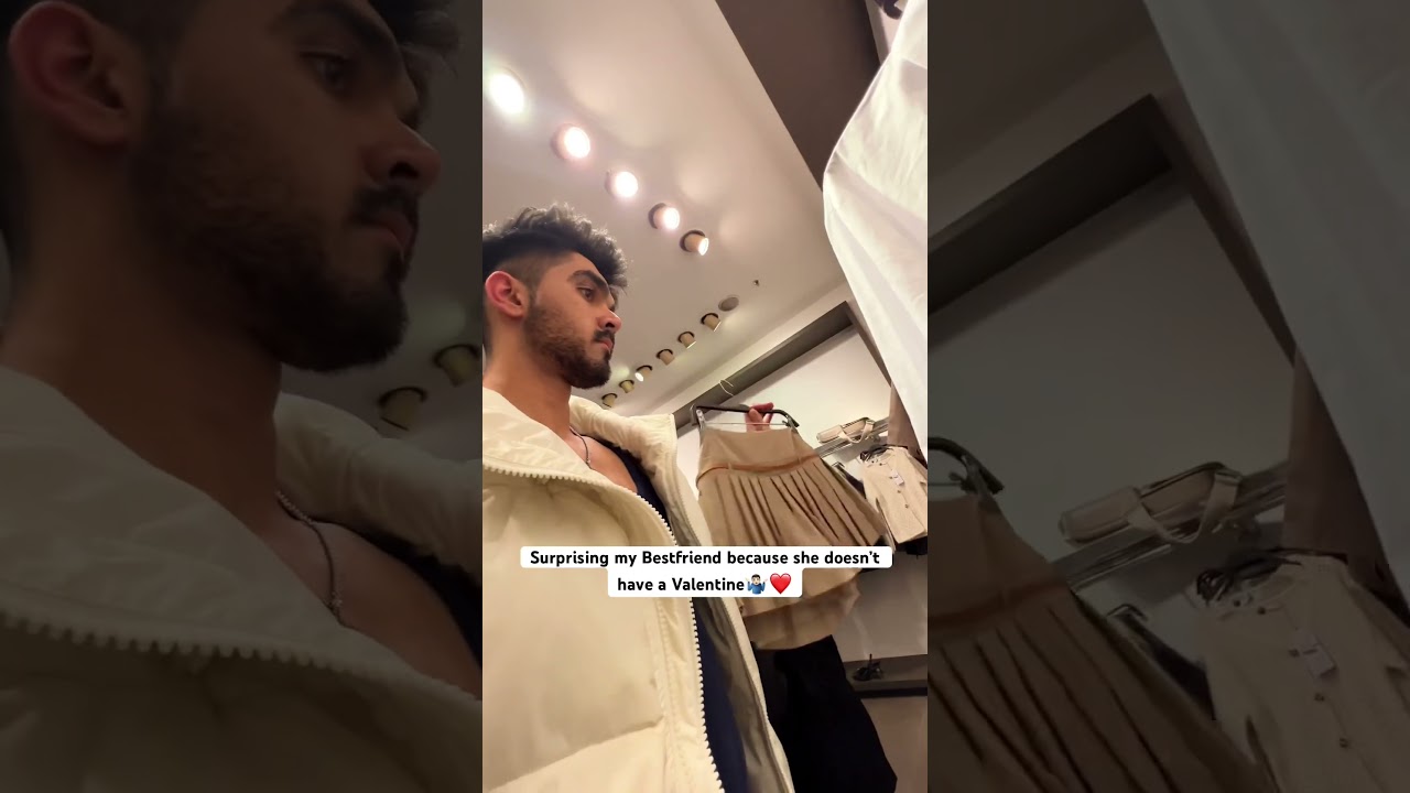 Her Valentine surprise❤️🤷🏻‍♂️#dailyshorts #surprise #valentine #shopping #gift #valentinesday #tip