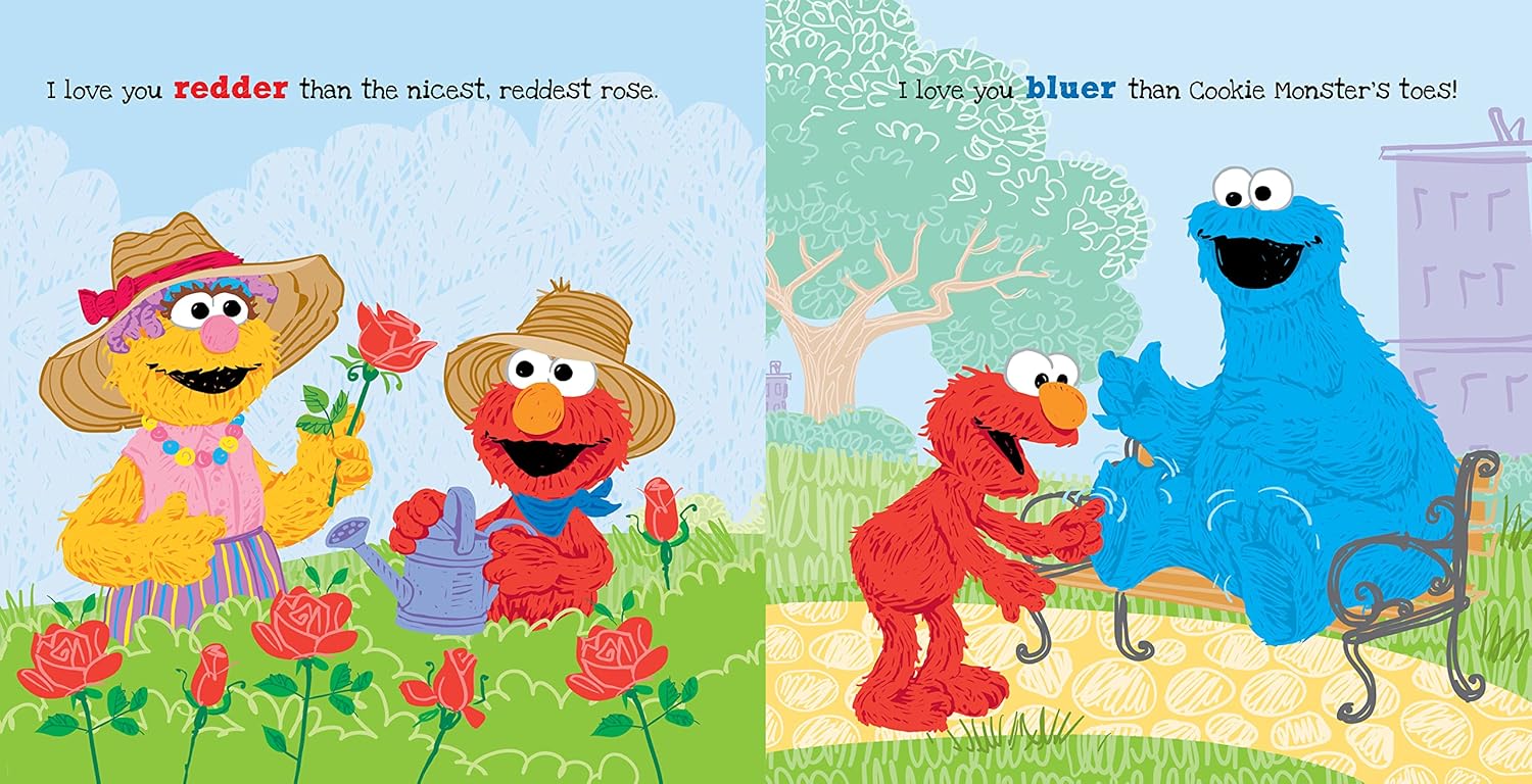 I Love You Just Like This!: A Heartfelt Picture Book with Elmo About Love, Joy, and Gratitude (Sesame Street Scribbles)