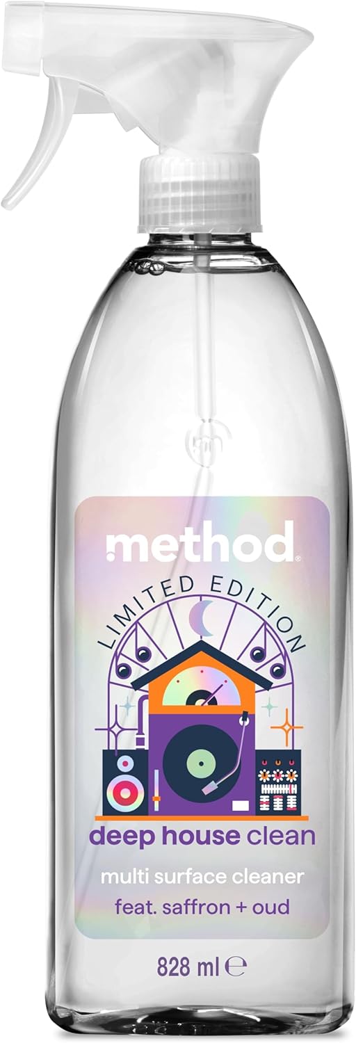 Method All Purpose Cleaner, Limited edition Concentrated Surface Cleaner Deep House, Pack of 1, 1 x 828 ml