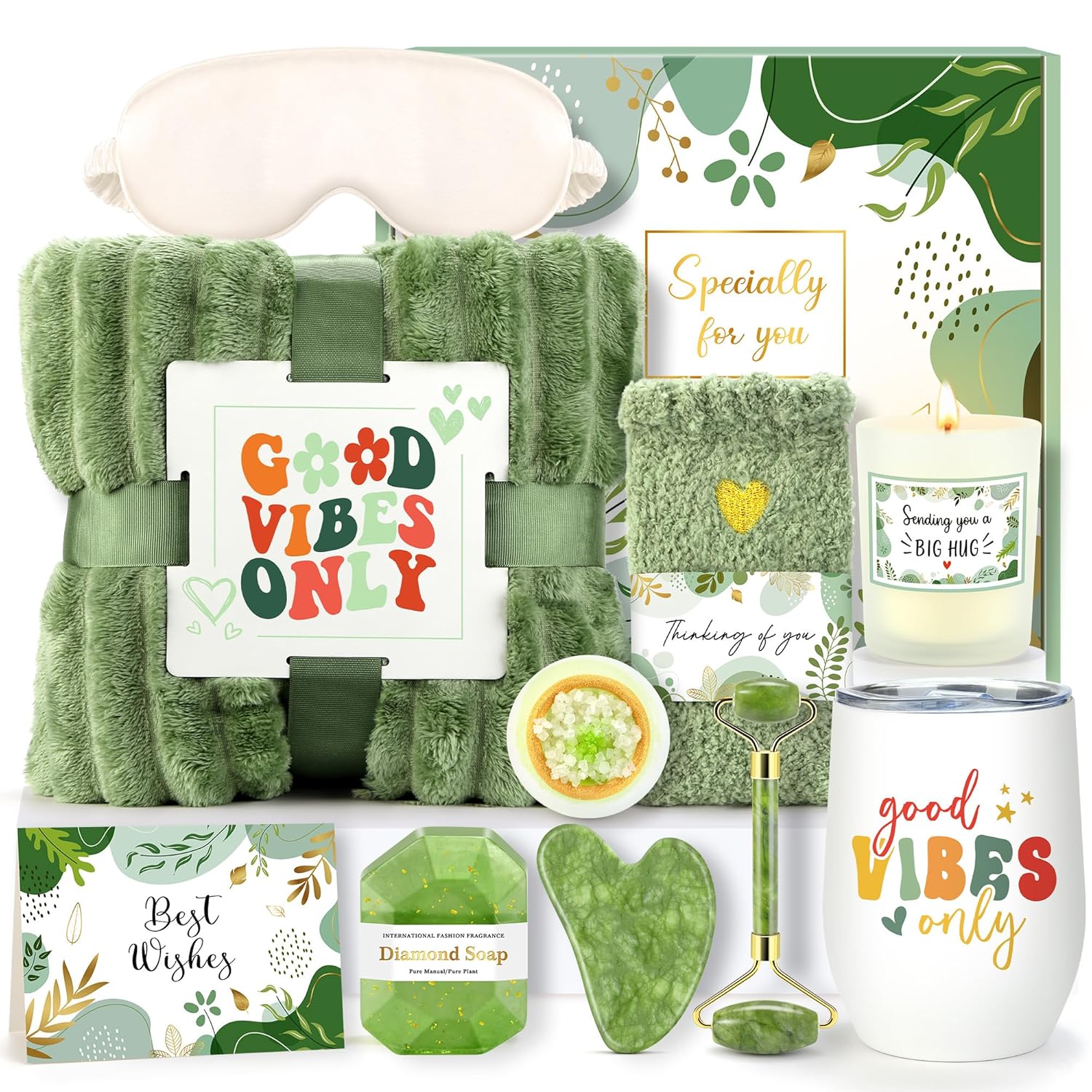 Self Care Gifts for Women Get Well Soon Gift Baskets for Women Thinking of You Gifts for Women Spa Gift Baskets for Women Self Care Kit for Women Relaxation Gifts Box for Women Care Package for Women