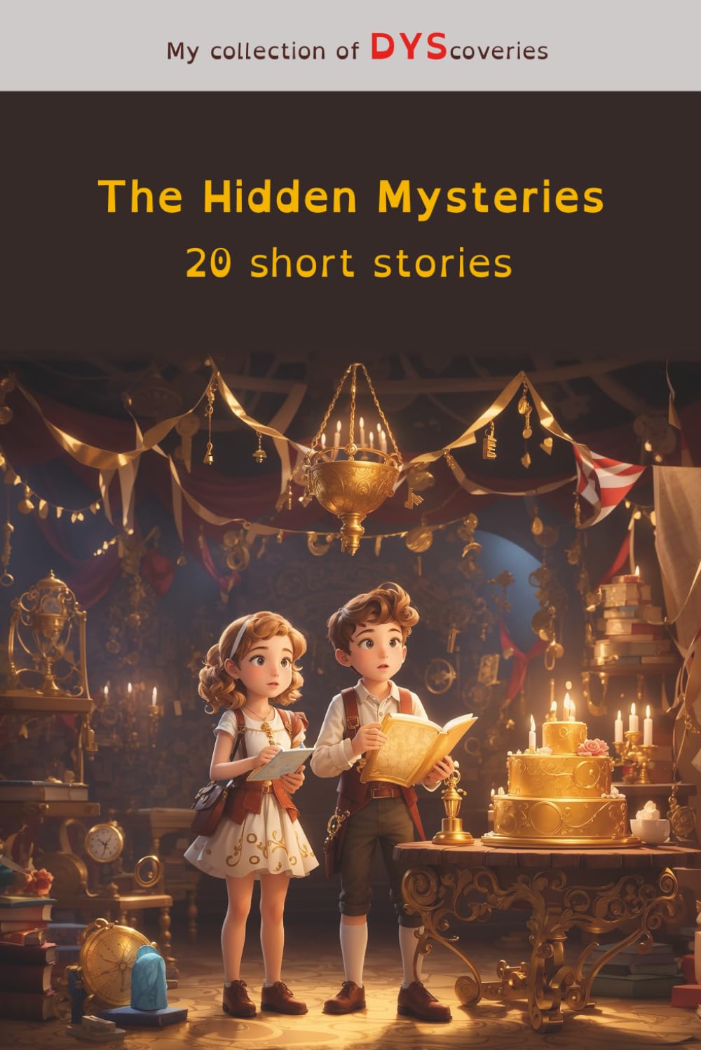 The Hidden Mysteries, 20 short stories for children with dyslexia: Adapted for learning difficulties, helps with reading using color-coded syllables (My collection of DYScoveries)